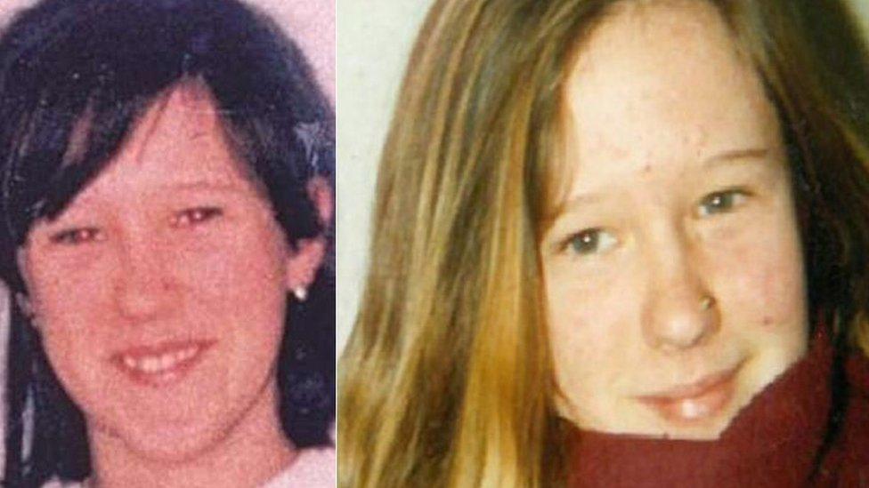 Two photos of Jaime Cheesman taken around the time she disappeared