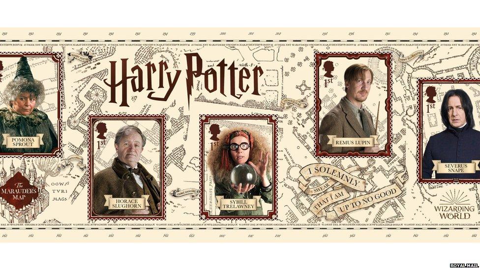 Harry Potter professor stamp