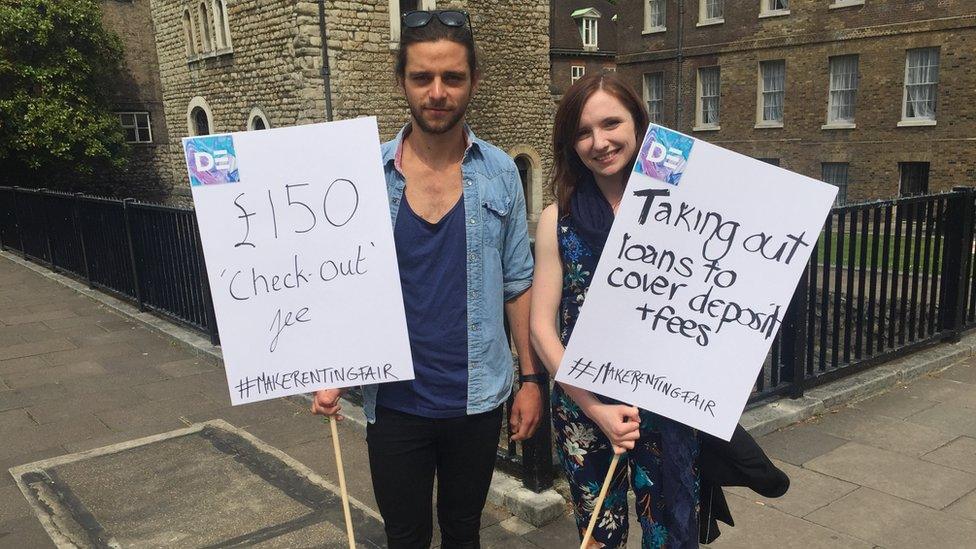 Vicki and Ben aren't happy with the fees they had to pay on their rental agreements.