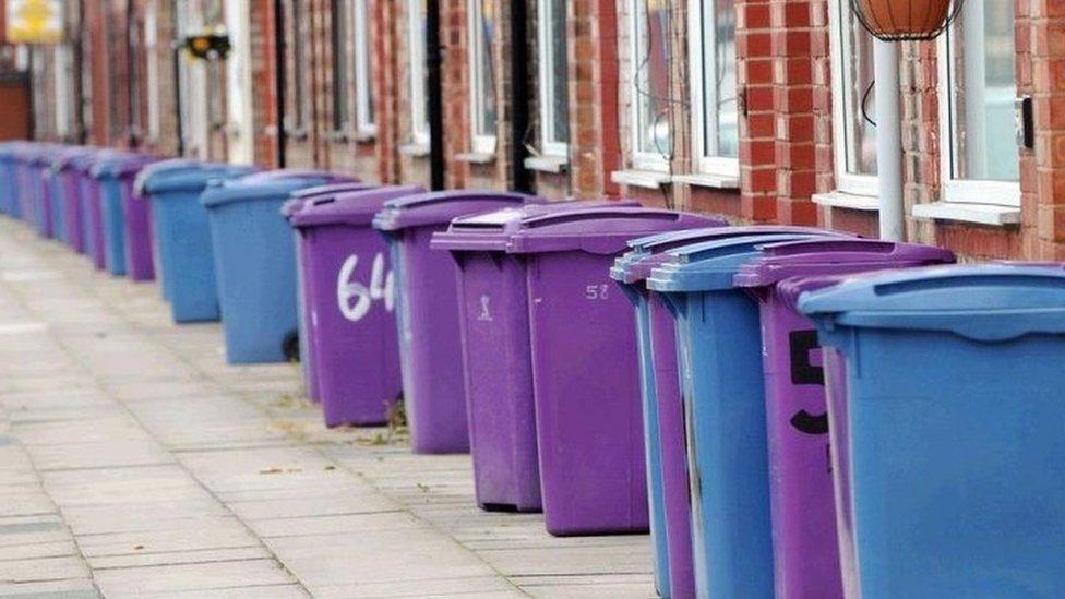 Bins in Liverpool street