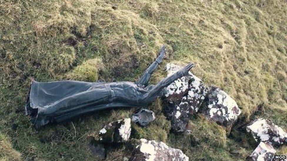 Celtic sea god statue