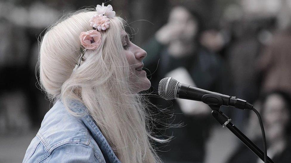 Charlotte Campbell singing