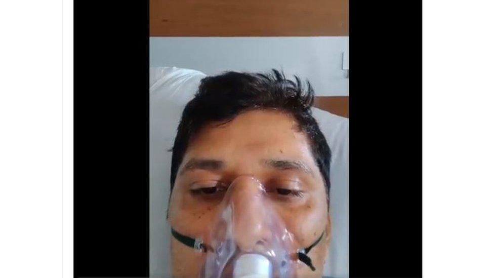 Politician Saurabh Bharadwaj speaks from his hospital bed