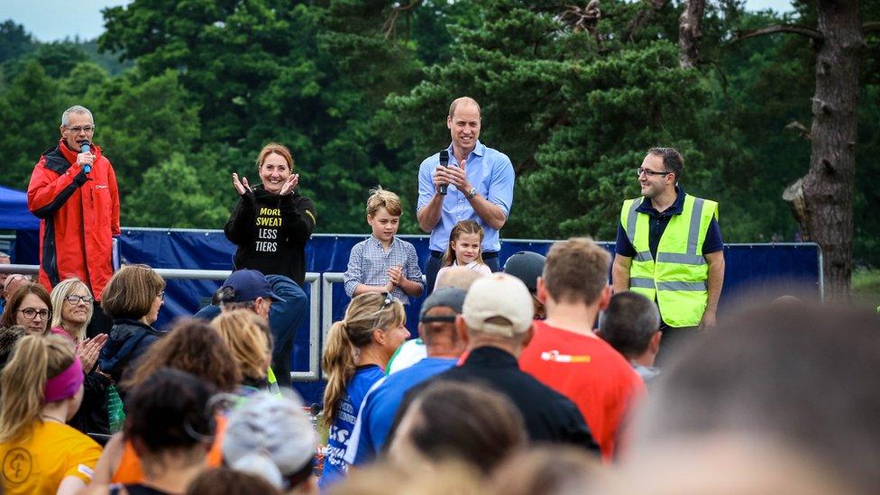 Prince William, Prince George and Princess Charlotte