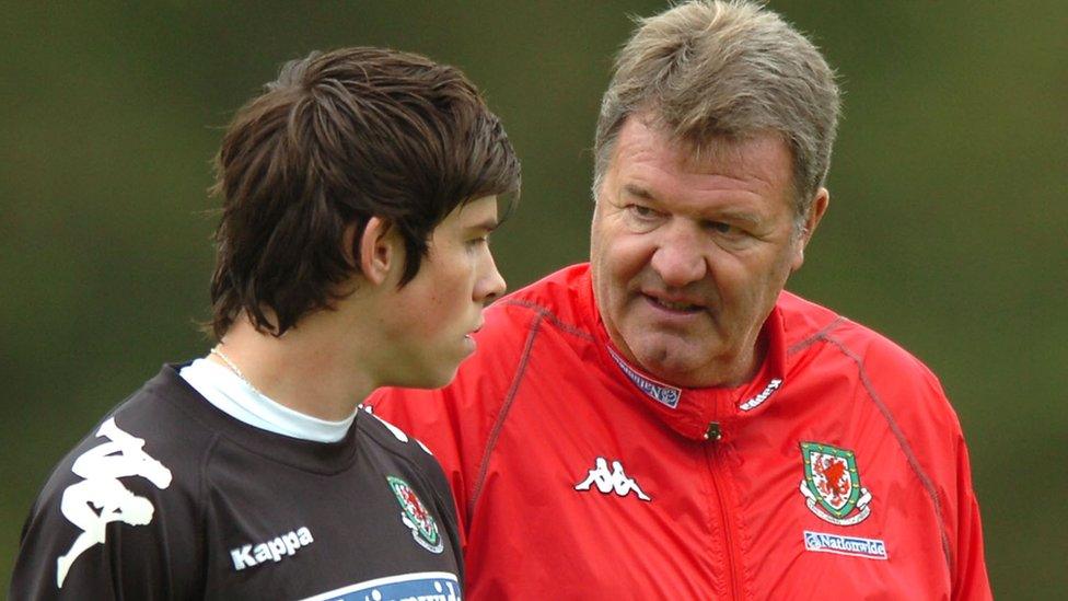 John Toshack with Gareth Bale