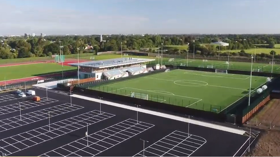 Still from a promotional video of the Xcel Sports Hub in Walton-on-Thames, Surrey