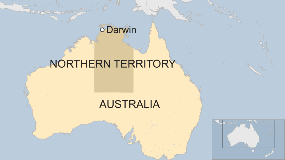 Map of Darwin