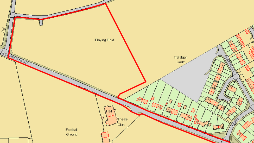 North Street playing fields site