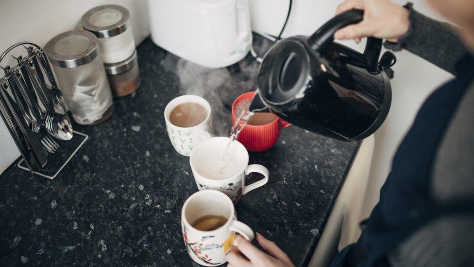 Making a cup of tea