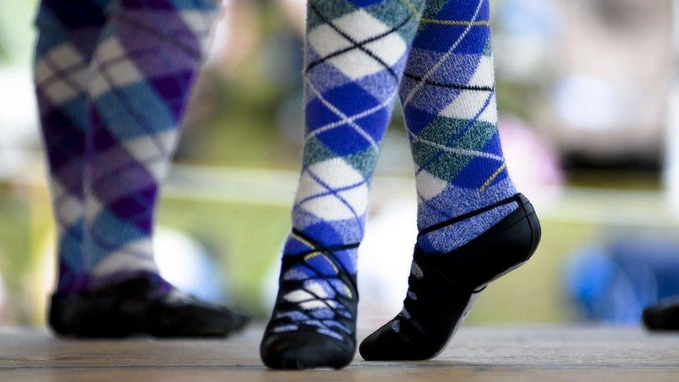 Highland dancing