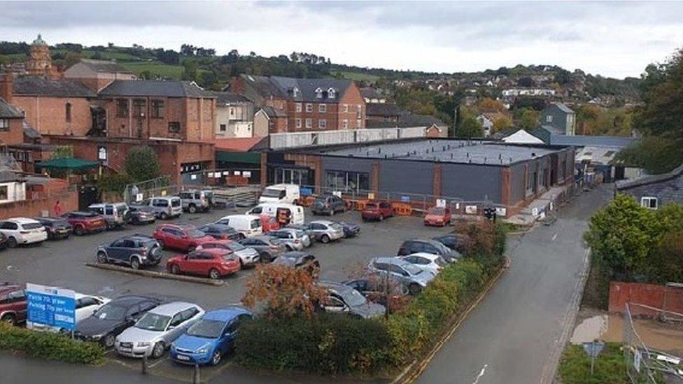 Former Ladywell shopping centre in Newtown undergoing redevelopment