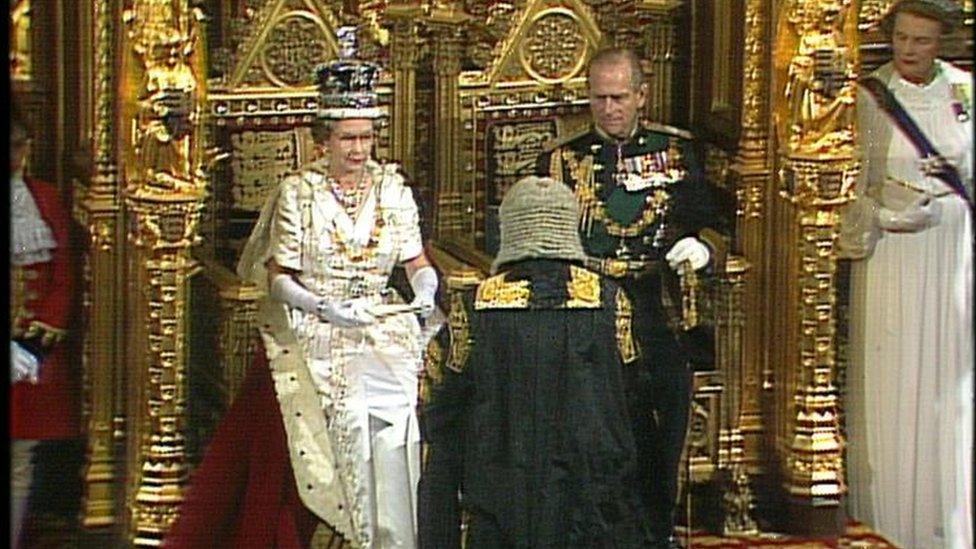 The Queen alongside Prince Philip