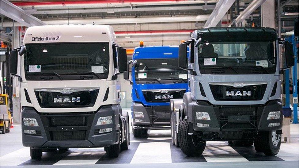 Man Group trucks