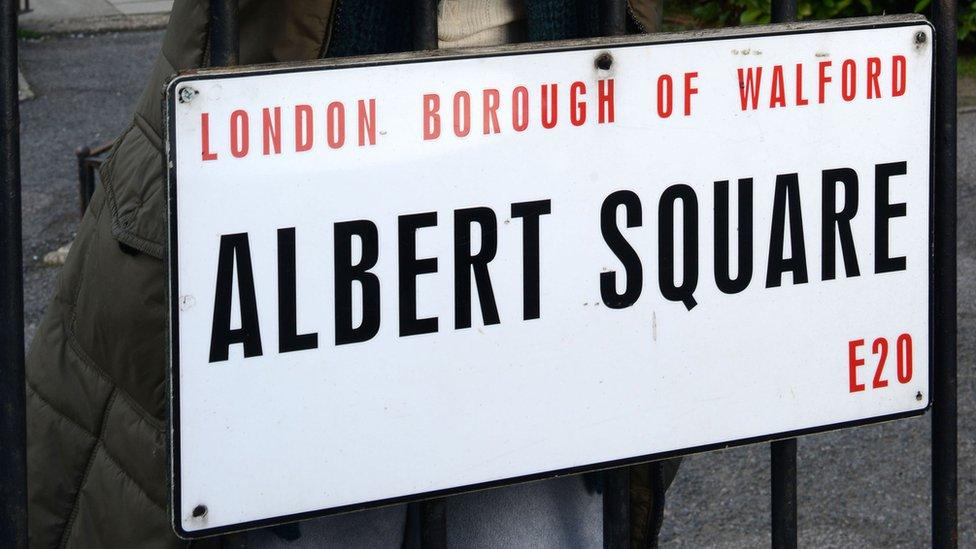 albert square sign