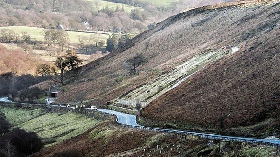 A59 at Kex Gill