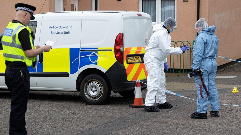 Police at scene of shooting in Peterborough