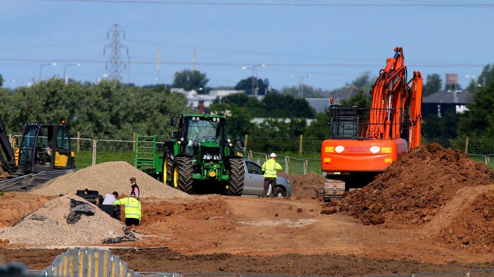 Fracking site Lancashire