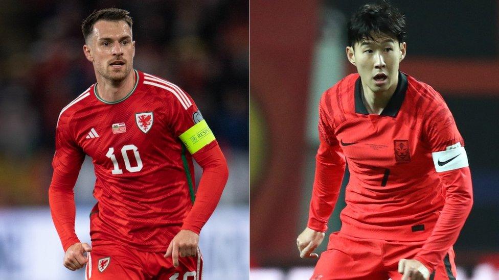 Aaron Ramsey a Son Heung-Min