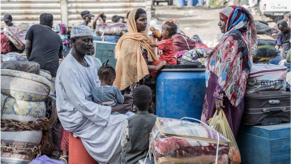 Sudanese refugees