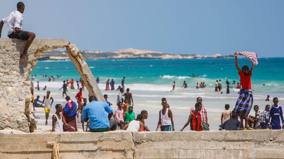 lido beach goers file photo