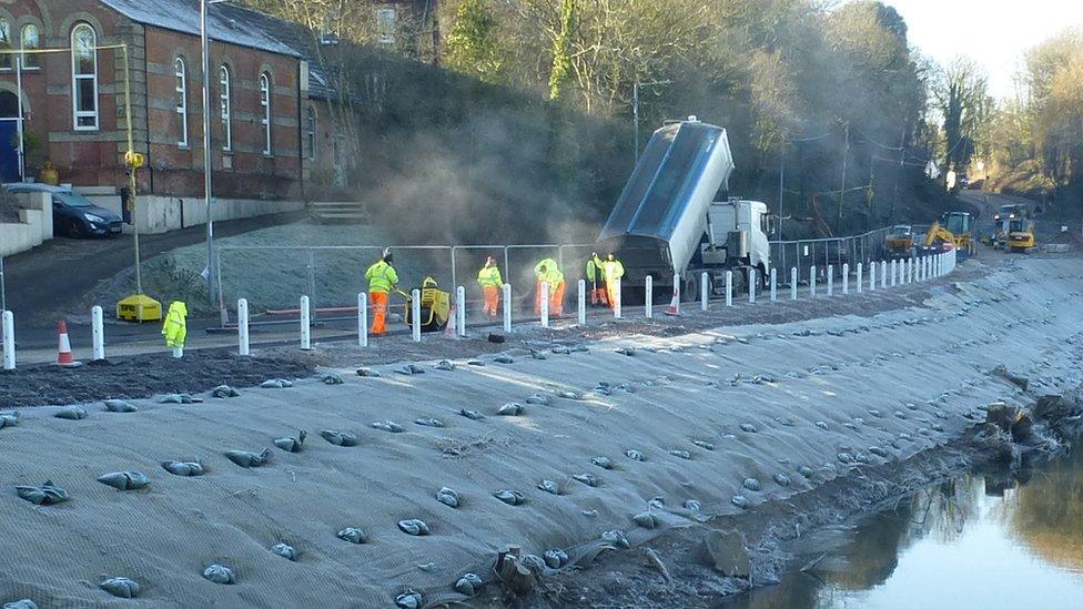 Path being tarmacked