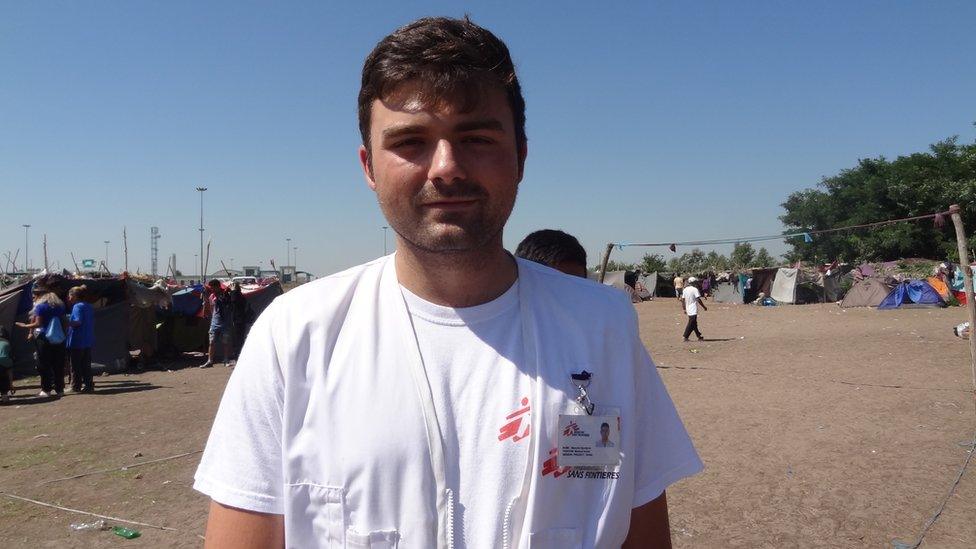 Momcilo Djurdjevic, a doctor from MSF (Doctors Without Borders)