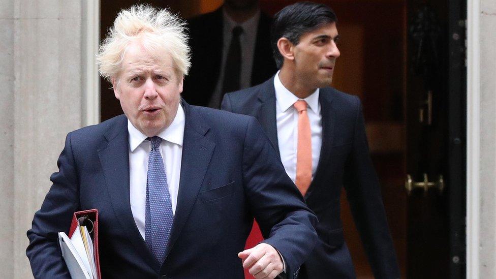 Boris Johnson and Rishi Sunak