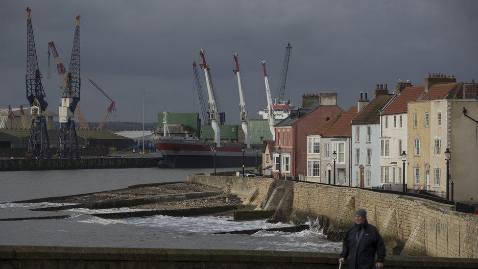 Hartlepool docks