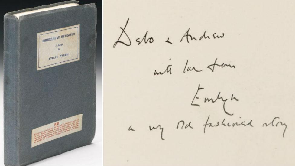 First edition of Evelyn Waugh's Brideshead Revisited