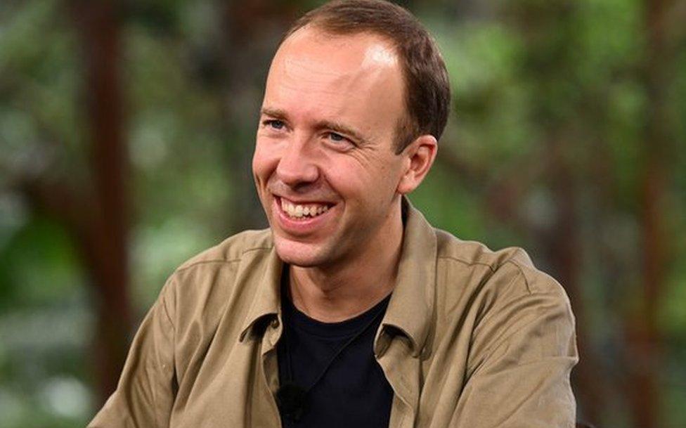 Matt Hancock on I'm A Celebrity Get Me Out Of Here!