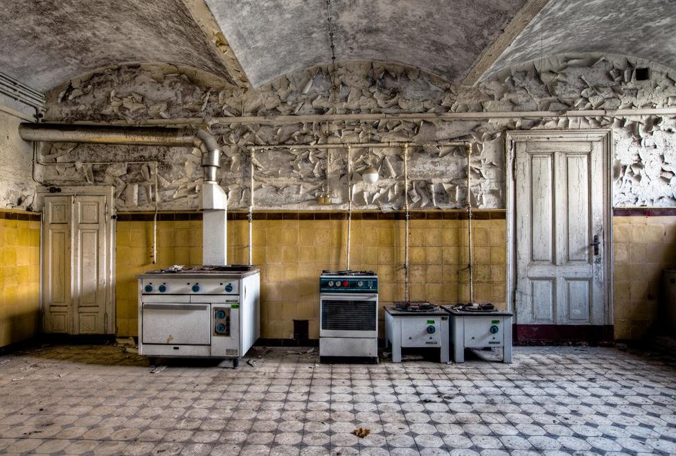 abandoned kitchen