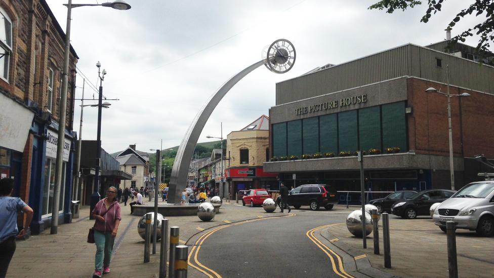 Ebbw Vale town centre