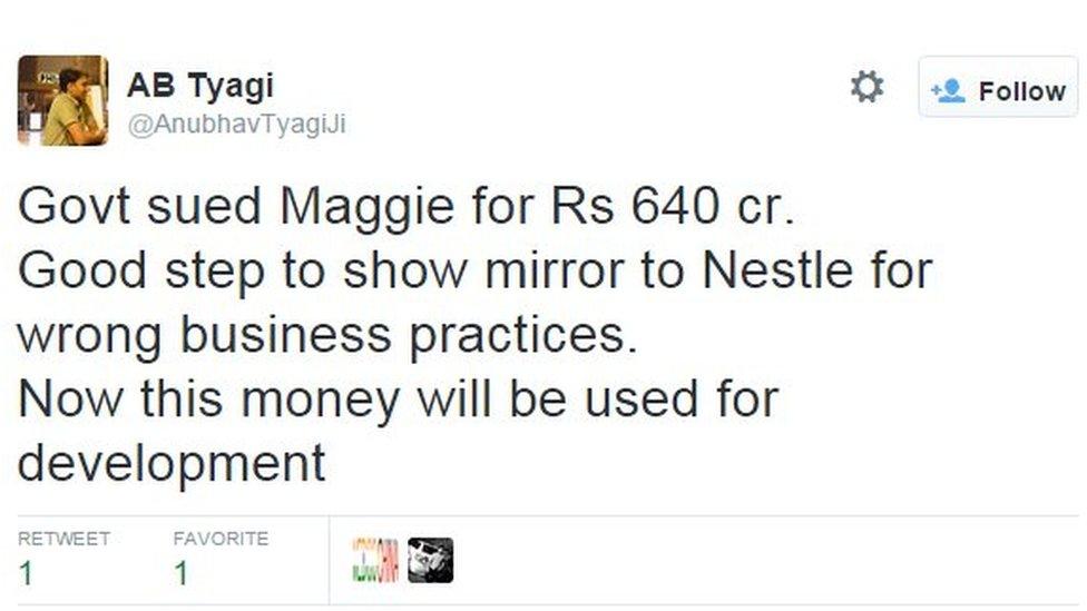 Govt sued Maggie for Rs 640 cr. Good step to show mirror to Nestle for wrong business practices.