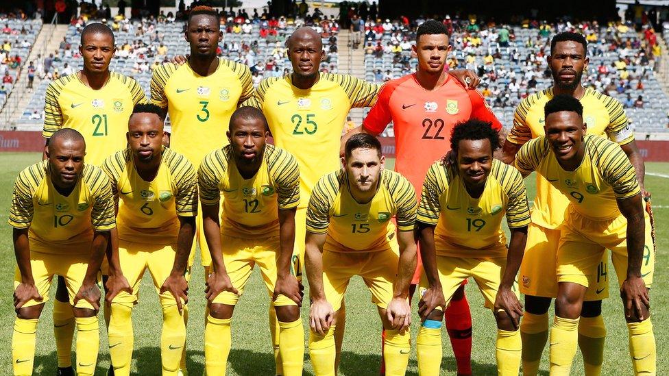 South Africa's football team