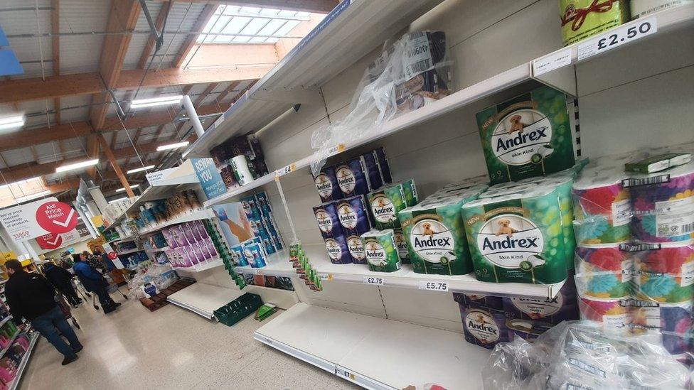 Tesco shelves