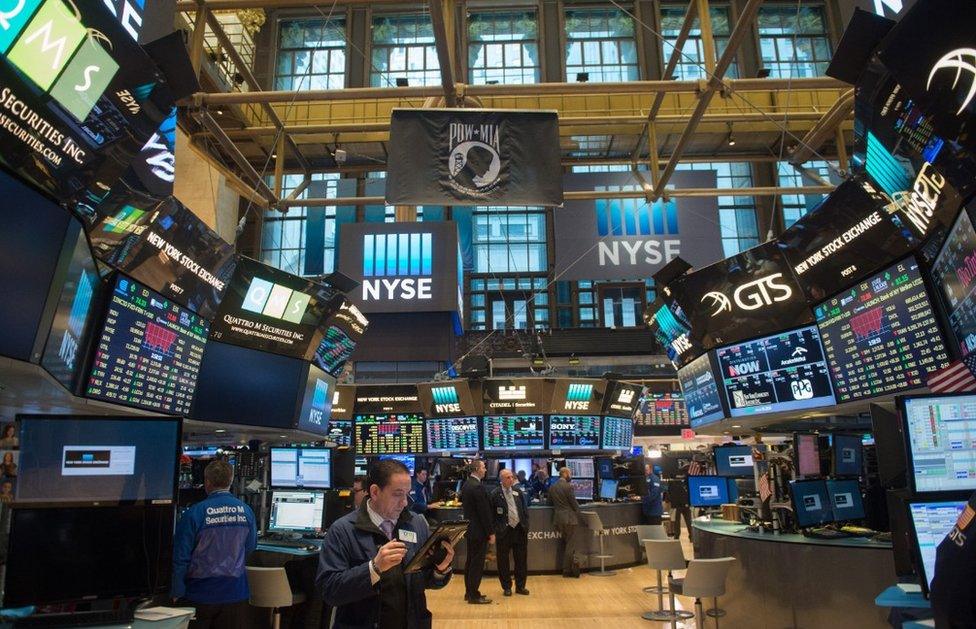 Trading floor of the New York Stock Exchange