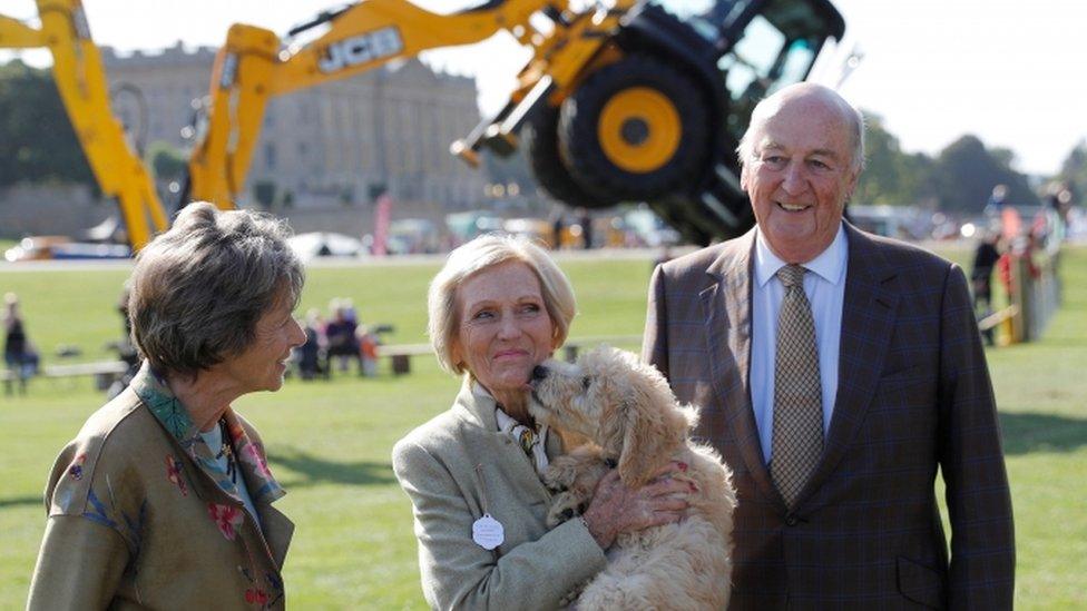 Mary Berry at Chatsworth House