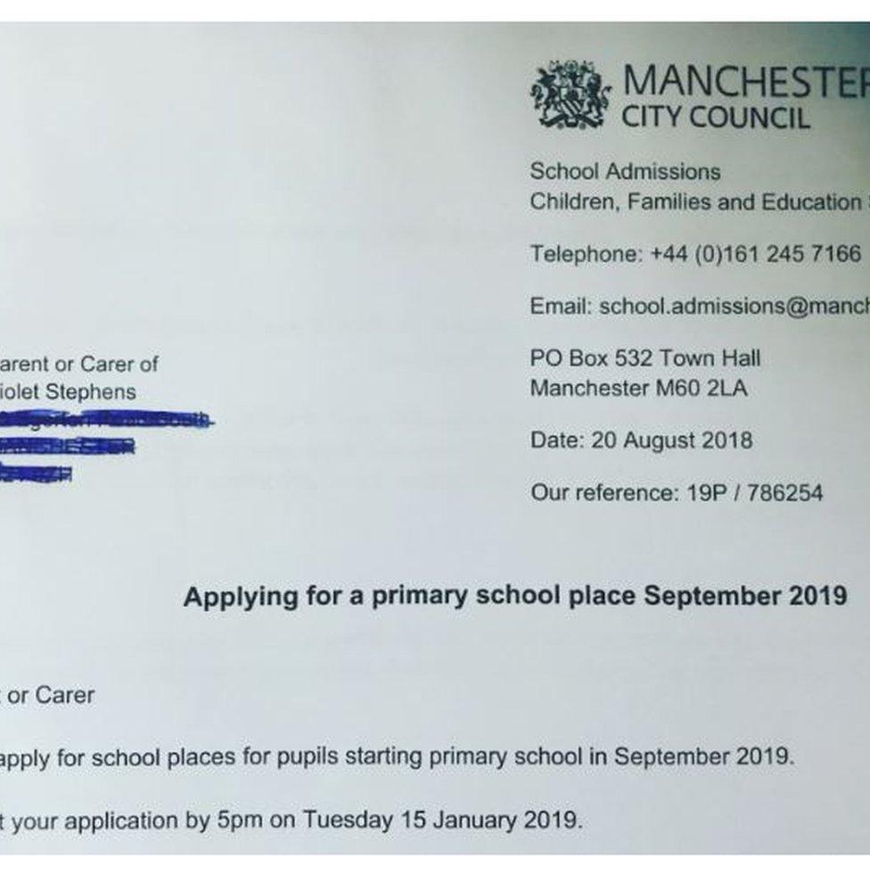 Manchester City Council letter