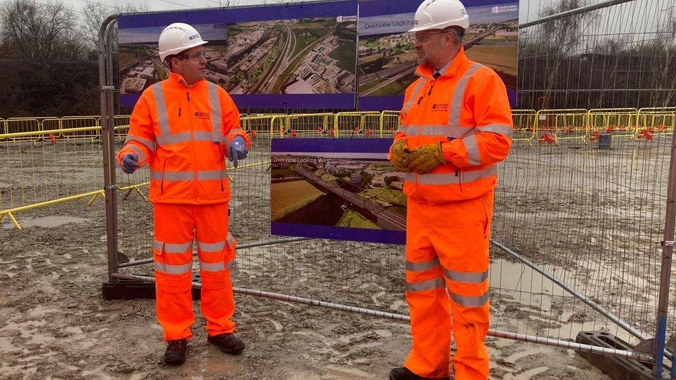 Rail Minister Huw Merriman and