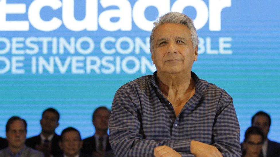 Lenin Moreno at the conference