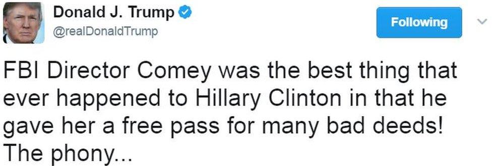 Trump tweet