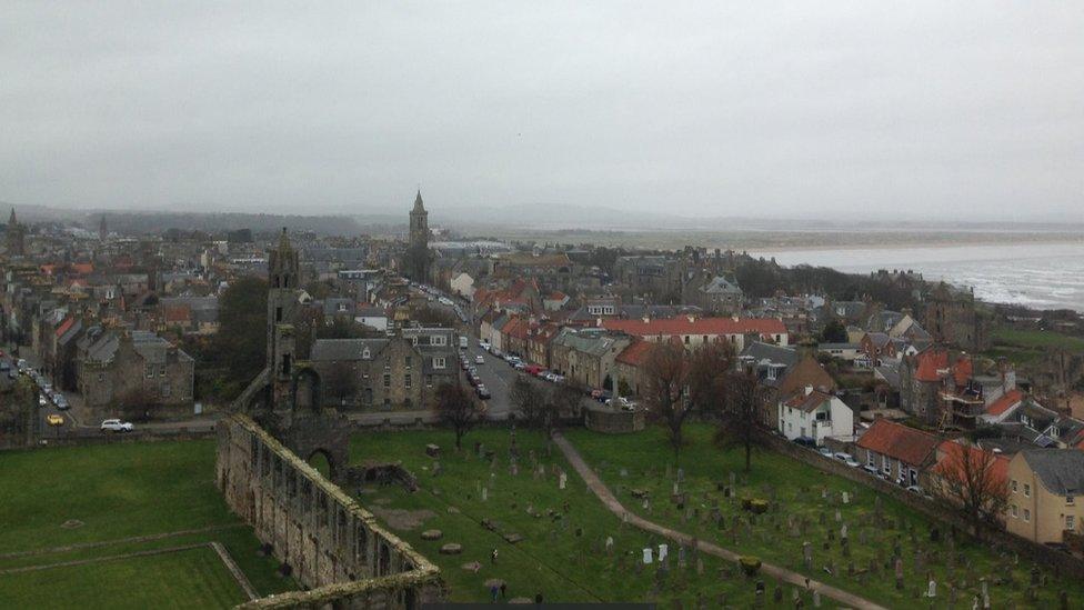 St Andrews from high tower