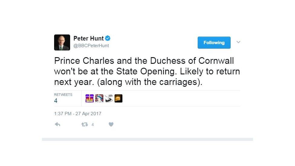 Peter Hunt tweet