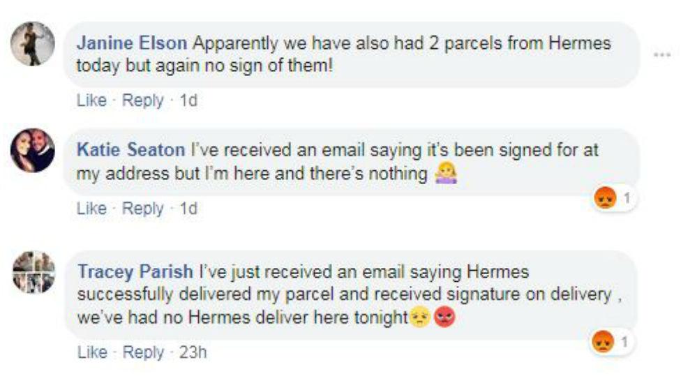 Comments from Spotted Barrow-upon-Soar Facebook page