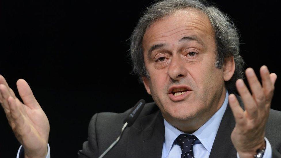 Uefa President Michel Platini