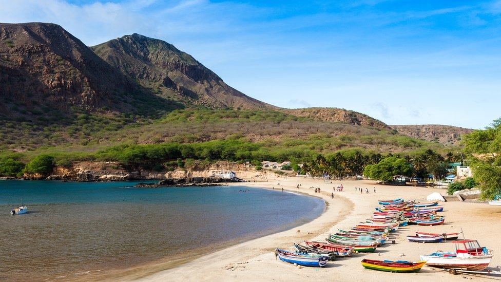 Santiago island in Cape Verde