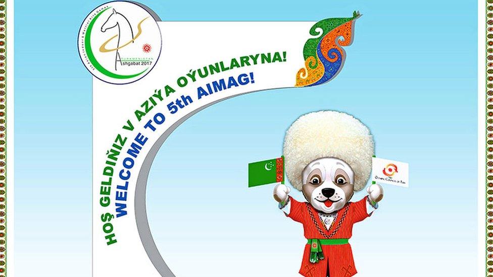 Official mascot for Turkmen Asian Indoor and Martial Arts Games