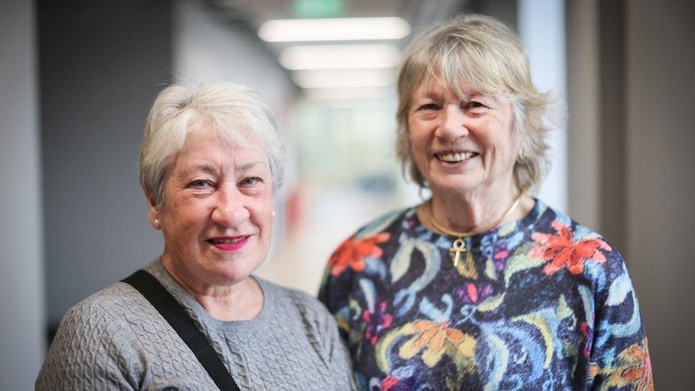 Val Beveridge and Kaye MacGregor