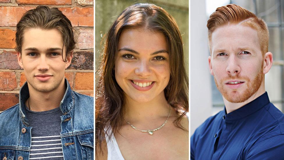 L to R: AJ Pritchard, Chloe Hewitt and Neil Jones