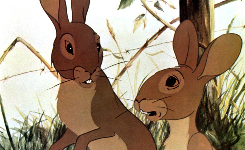 A still image from Watership Down